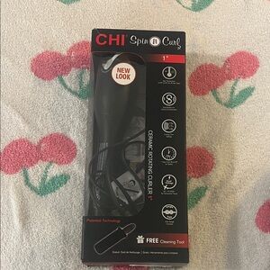 Spin N Curl Ceramic Rotating Curler - Black